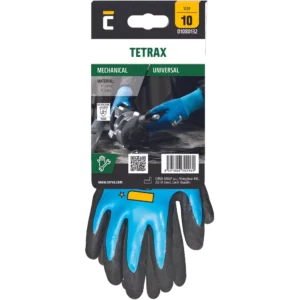 TETRAX – brezšivne rokavice z lateksnim premazom, v blister pakiranju
