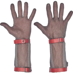 5-finger metal – zaščitne delovne rokavice, 15 cm