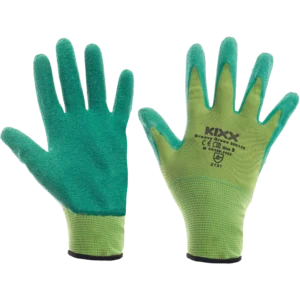 GROOVY GREEN – brezšivne rokavice z lateksnim premazom